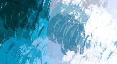 Soyut arka plan sanatı. 2D çizim. Etkileyici yağlı boya resim. Tuvalde fırça darbeleri. Modern sanat. Çok renkli arkaplan. Çağdaş sanat. İfade. Sanatsal dijital palet.