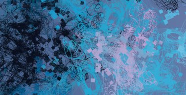 Soyut arka plan sanatı. 2D çizim. Etkileyici yağlı boya resim. Tuvalde fırça darbeleri. Modern sanat. Çok renkli arkaplan. Çağdaş sanat. İfade. Sanatsal dijital palet.