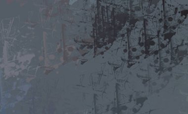 Soyut arka plan sanatı. 2D çizim. Etkileyici yağlı boya resim. Tuvalde fırça darbeleri. Modern sanat. Çok renkli arkaplan. Çağdaş sanat. İfade. Sanatsal dijital palet.