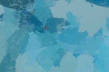 Soyut arka plan sanatı. 2D çizim. Etkileyici yağlı boya resim. Tuvalde fırça darbeleri. Modern sanat. Çok renkli arkaplan. Çağdaş sanat. İfade. Sanatsal dijital palet.