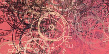 Soyut arka plan sanatı. 2D çizim. Etkileyici yağlı boya resim. Tuvalde fırça darbeleri. Modern sanat. Çok renkli arkaplan. Çağdaş sanat. İfade. Sanatsal dijital palet.