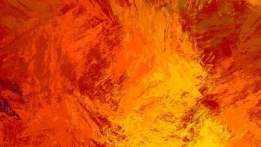 Soyut arka plan sanatı. 2D çizim. Etkileyici yağlı boya resim. Tuvalde fırça darbeleri. Modern sanat. Çok renkli arkaplan. Çağdaş sanat. İfade. Sanatsal dijital palet.