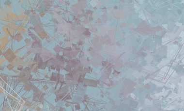 Soyut arka plan sanatı. 2D çizim. Etkileyici yağlı boya resim. Tuvalde fırça darbeleri. Modern sanat. Çok renkli arkaplan. Çağdaş sanat. İfade. Sanatsal dijital palet.