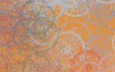 Soyut arka plan sanatı. 2D çizim. Etkileyici yağlı boya resim. Tuvalde fırça darbeleri. Modern sanat. Çok renkli arkaplan. Çağdaş sanat. İfade. Sanatsal dijital palet.