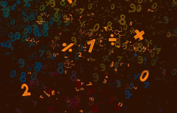 Math Ilustración Abstract Background Numbers Copy Space —  Fotos de Stock