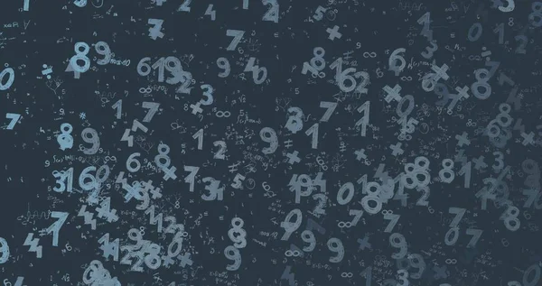 Matematyka Ilustracja Streszczenie Tła Numerami Przestrzeń Kopiowania — Zdjęcie stockowe