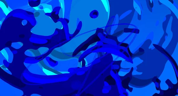 抽象的背景画 3Dイラスト 多色の背景 現代美術 芸術的なデジタルパレット — ストック写真