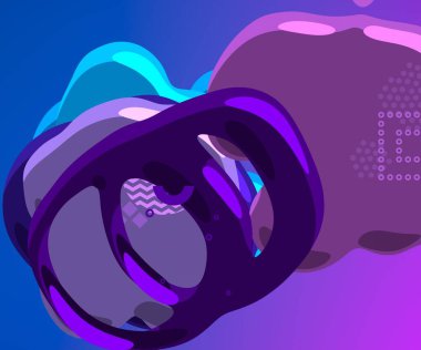 Soyut arka plan sanatı. 3 boyutlu illüstrasyon. Tuvalde fırça darbeleri. Çok renkli arkaplan. Çağdaş sanat. Sanatsal dijital palet.