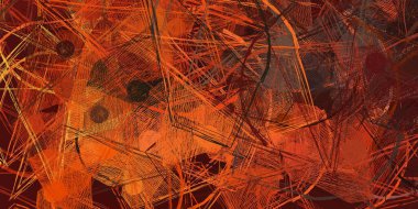 Soyut rastgele şekiller. 2D illüstrasyon arka planı. Düz beton duvarda sanatsal modern sanat kalıpları. Kabataslak boyalı yüzey. El yapımı fırça darbeleri.