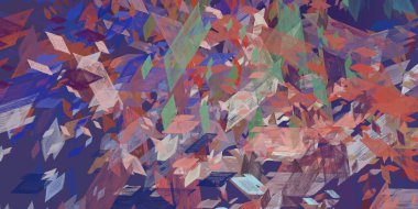 Soyut arka plan sanatı. 2D çizim. Etkileyici yağlı boya resim. Tuvalde fırça darbeleri. Modern sanat. Çok renkli arkaplan. Çağdaş sanat. İfade. Sanatsal dijital palet.