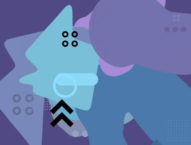 Soyut arka plan sanatı. 3 boyutlu illüstrasyon. Tuvalde fırça darbeleri. Çok renkli arkaplan. Çağdaş sanat. Sanatsal dijital palet.