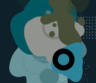 Soyut arka plan sanatı. 3 boyutlu illüstrasyon. Tuvalde fırça darbeleri. Çok renkli arkaplan. Çağdaş sanat. Sanatsal dijital palet.