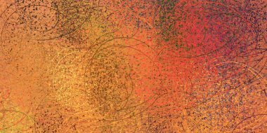 Soyut arka plan sanatı. 2D çizim. Etkileyici yağlı boya resim. Tuvalde fırça darbeleri. Modern sanat. Çok renkli arkaplan. Çağdaş sanat. İfade. Sanatsal dijital palet.