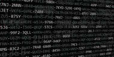 Yazılım geliştirici programlama kodu. Soyut modern sanal bilgisayar senaryosu. Masaüstü ekranında yazılım geliştirici programcının çalışması 