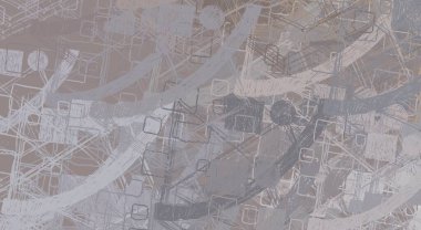 Soyut arka plan sanatı. 2D çizim. Etkileyici yağlı boya resim. Tuvalde fırça darbeleri. Modern sanat. Çok renkli arkaplan. Çağdaş sanat. İfade. Sanatsal dijital palet.