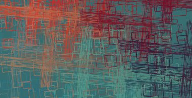 Soyut arka plan sanatı. 2D çizim. Etkileyici yağlı boya resim. Tuvalde fırça darbeleri. Modern sanat. Çok renkli arkaplan. Çağdaş sanat. İfade. Sanatsal dijital palet.