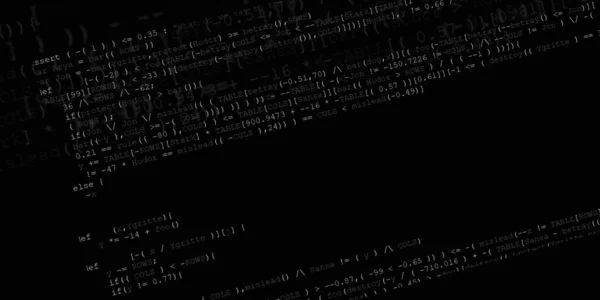 Code Programmation Développeur Logiciel Script Abstrait Ordinateur Virtuel Moderne Travaux — Photo