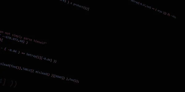 Code Programmation Développeur Logiciel Script Abstrait Ordinateur Virtuel Moderne Travaux — Photo