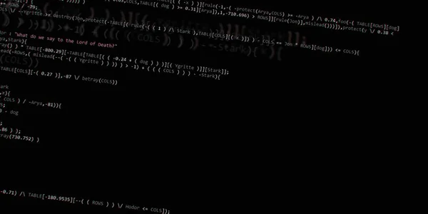 Разработчик Программного Кода Абстрактный Современный Виртуальный Компьютерный Сценарий Работа Программиста — стоковое фото