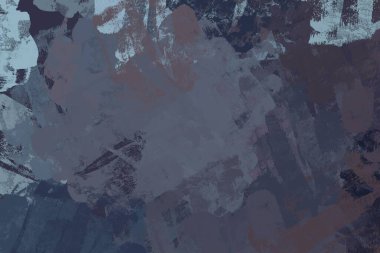 Soyut arka plan sanatı. 2D çizim. Etkileyici yağlı boya resim. Tuvalde fırça darbeleri. Modern sanat. Çok renkli arkaplan. Çağdaş sanat. İfade. Sanatsal dijital palet.