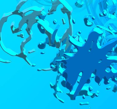 Soyut arka plan sanatı. 3 boyutlu illüstrasyon. Tuvalde fırça darbeleri. Çok renkli arkaplan. Çağdaş sanat. Sanatsal dijital palet.