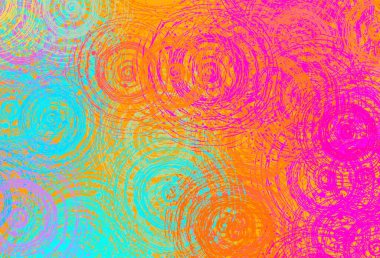 Soyut arka plan sanatı. 2D çizim. Etkileyici yağlı boya resim. Tuvalde fırça darbeleri. Modern sanat. Çok renkli arkaplan. Çağdaş sanat. İfade. Sanatsal dijital palet.