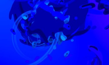 Soyut arka plan sanatı. 3 boyutlu illüstrasyon. Çok renkli arkaplan. Çağdaş sanat. Sanatsal dijital palet.