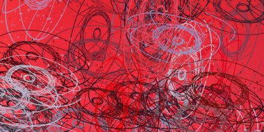 Soyut rastgele şekiller. 2D illüstrasyon arka planı. Düz beton duvarda sanatsal modern sanat kalıpları. Kabataslak boyalı yüzey. El yapımı fırça darbeleri.