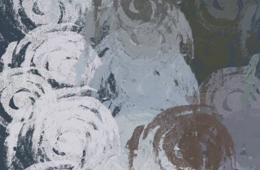 Soyut arka plan sanatı. 2D çizim. Etkileyici yağlı boya resim. Tuvalde fırça darbeleri. Modern sanat. Çok renkli arkaplan. Çağdaş sanat. İfade. Sanatsal dijital palet.