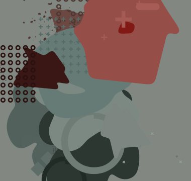 Soyut arka plan sanatı. 3 boyutlu illüstrasyon. Tuvalde fırça darbeleri. Çok renkli arkaplan. Çağdaş sanat. Sanatsal dijital palet.