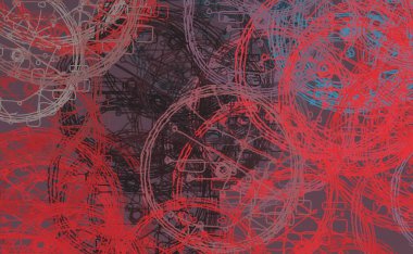 Soyut arka plan sanatı. 2D çizim. Etkileyici yağlı boya resim. Tuvalde fırça darbeleri. Modern sanat. Çok renkli arkaplan. Çağdaş sanat. İfade. Sanatsal dijital palet.