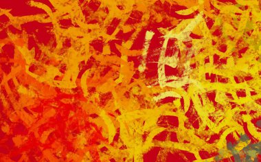 Soyut arka plan sanatı. 2D çizim. Etkileyici yağlı boya resim. Tuvalde fırça darbeleri. Modern sanat. Çok renkli arkaplan. Çağdaş sanat. İfade. Sanatsal dijital palet.