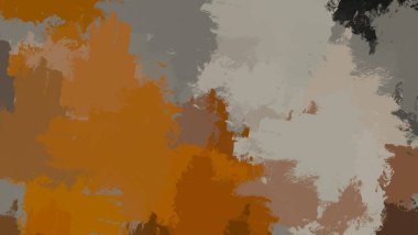 Soyut arka plan sanatı. 2D çizim. Etkileyici yağlı boya resim. Tuvalde fırça darbeleri. Modern sanat. Çok renkli arkaplan. Çağdaş sanat. İfade. Sanatsal dijital palet.