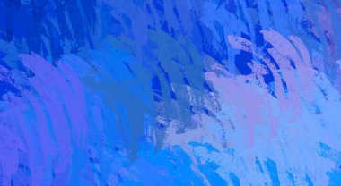 Soyut arka plan sanatı. 2D çizim. Etkileyici yağlı boya resim. Tuvalde fırça darbeleri. Modern sanat. Çok renkli arkaplan. Çağdaş sanat. İfade. Sanatsal dijital palet.