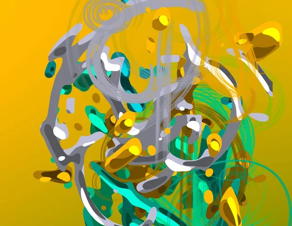 Abstracte Achtergrondkunst Illustratie Veelkleurige Achtergrond Hedendaagse Kunst Artistiek Digitaal Palet — Stockfoto