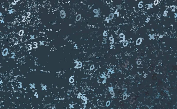 수학이요 숫자의 추상적 — 스톡 사진
