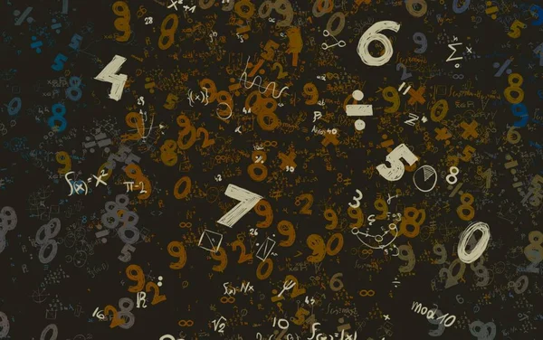 Math Ilustración Abstract Background Numbers Copy Space — Foto de Stock