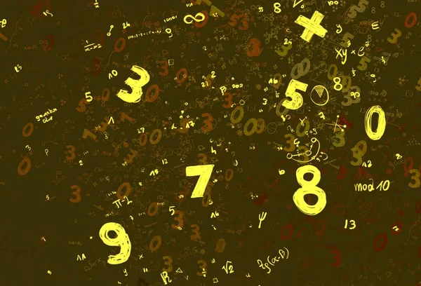 Math Ilustración Abstract Background Numbers Copy Space —  Fotos de Stock