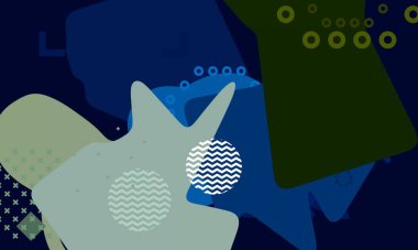 Soyut arka plan sanatı. 3 boyutlu illüstrasyon. Çok renkli arkaplan. Çağdaş sanat. Sanatsal dijital palet.