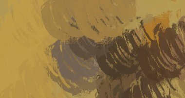 Soyut arka plan sanatı. 2D çizim. Etkileyici yağlı boya resim. Tuvalde fırça darbeleri. Modern sanat. Çok renkli arkaplan. Çağdaş sanat. İfade. Sanatsal dijital palet.