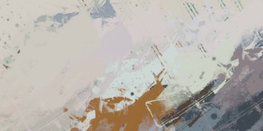 Soyut arka plan sanatı. 2D çizim. Etkileyici yağlı boya resim. Tuvalde fırça darbeleri. Modern sanat. Çok renkli arkaplan. Çağdaş sanat. İfade. Sanatsal dijital palet.