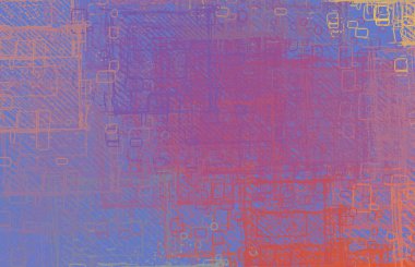 Soyut arka plan sanatı. 2D çizim. Etkileyici yağlı boya resim. Tuvalde fırça darbeleri. Modern sanat. Çok renkli arkaplan. Çağdaş sanat. İfade. Sanatsal dijital palet.