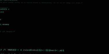 Yazılım geliştirici programlama kodu. Soyut modern sanal bilgisayar senaryosu. Masaüstü ekranında yazılım geliştirici programcının çalışması 