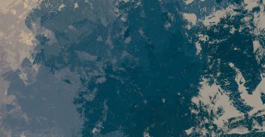 Soyut arka plan sanatı. 2D çizim. Etkileyici yağlı boya resim. Tuvalde fırça darbeleri. Modern sanat. Çok renkli arkaplan. Çağdaş sanat. İfade. Sanatsal dijital palet.