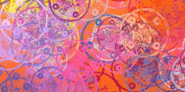 Soyut arka plan sanatı. 2D çizim. Etkileyici yağlı boya resim. Tuvalde fırça darbeleri. Modern sanat. Çok renkli arkaplan. Çağdaş sanat. İfade. Sanatsal dijital palet.