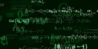 Formüllü matematik arkaplanı, kusursuz illüstrasyon   