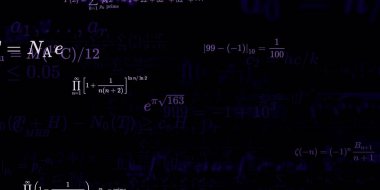 Formüllü matematik arkaplanı, kusursuz illüstrasyon   
