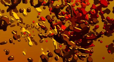 Soyut arka plan sanatı. 3 boyutlu illüstrasyon. Tuvalde fırça darbeleri. Çok renkli arkaplan. Çağdaş sanat. Sanatsal dijital palet.