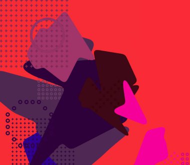 Soyut arka plan sanatı. 3 boyutlu illüstrasyon. Tuvalde fırça darbeleri. Çok renkli arkaplan. Çağdaş sanat. Sanatsal dijital palet.