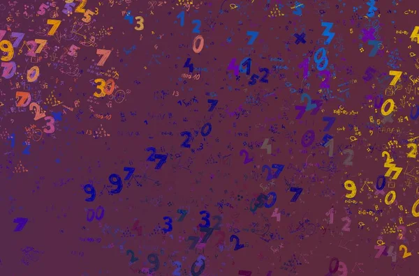 Matemática Ilustração Fundo Abstrato Com Números Espaço Cópia — Fotografia de Stock